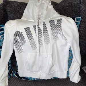 Love Pink Zip Up Jacket